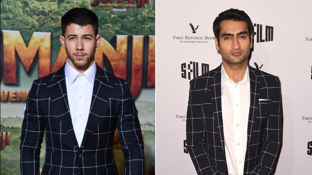 Nick Jonas (à gauche) et Kumail Nanjiani (à droite) dans le même costume