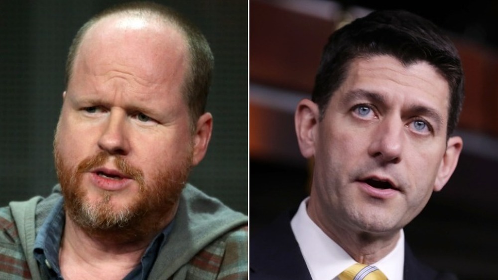 Joss Whedon et Paul Ryan s'exprimant