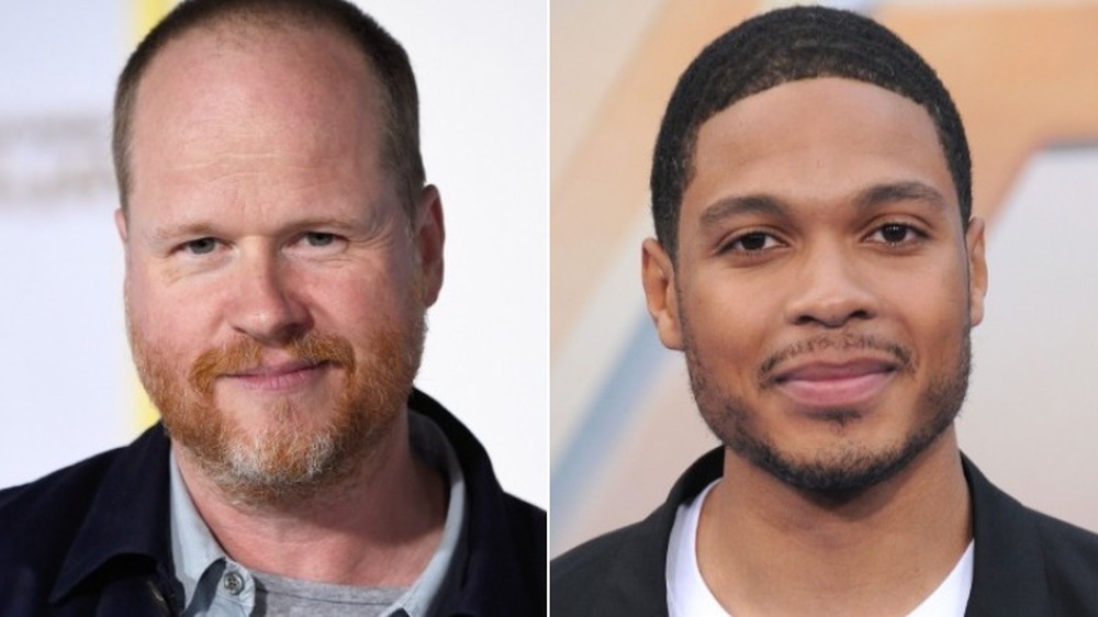 Joss Whedon et Ray Fisher souriant