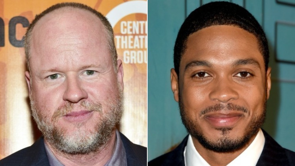 Joss Whedon et Ray Fisher souriant