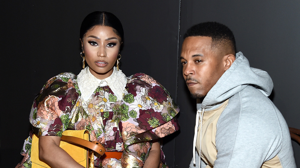 Nicki Minaj et Kenneth Petty lors d'un événement