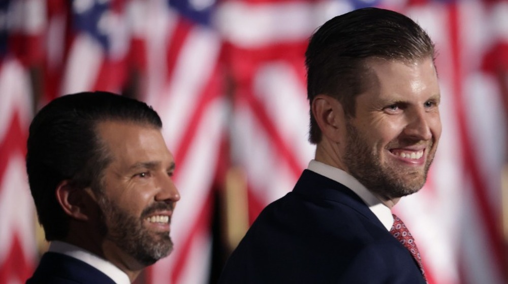 Donald Trump Jr et Eric Trump souriant