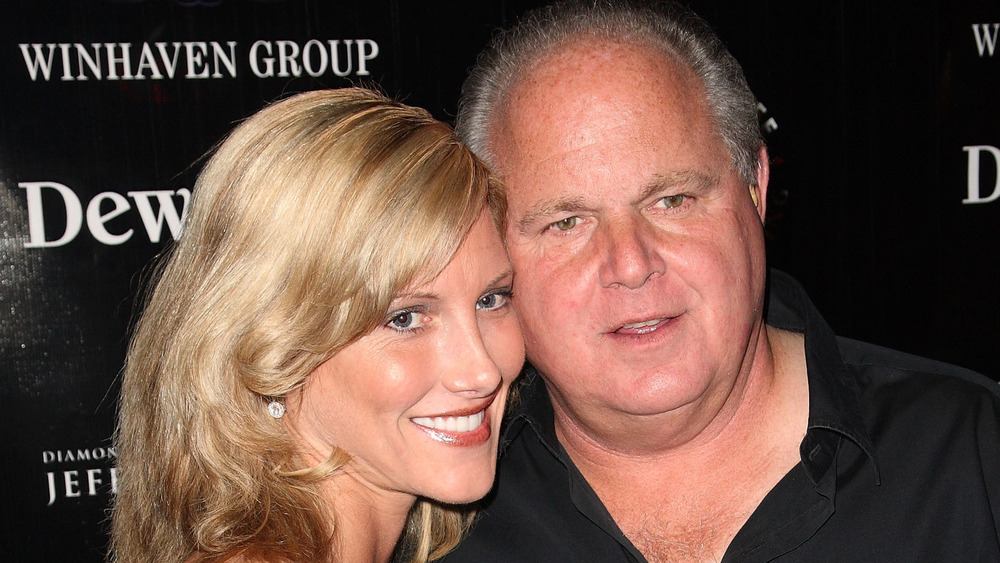 Rush Limbaugh embrasse sa femme Kathryn