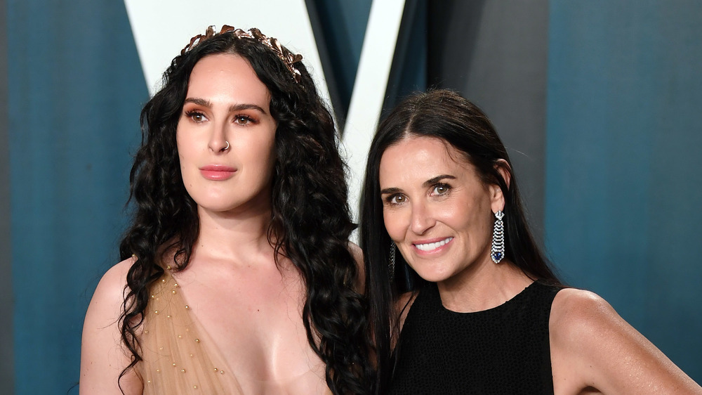 Rumer Willis avec Demi Moore sur le tapis rouge