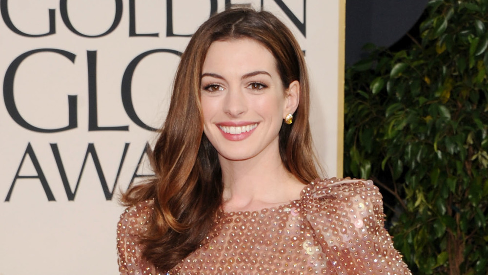 Anne Hathaway aux Golden Globe Awards