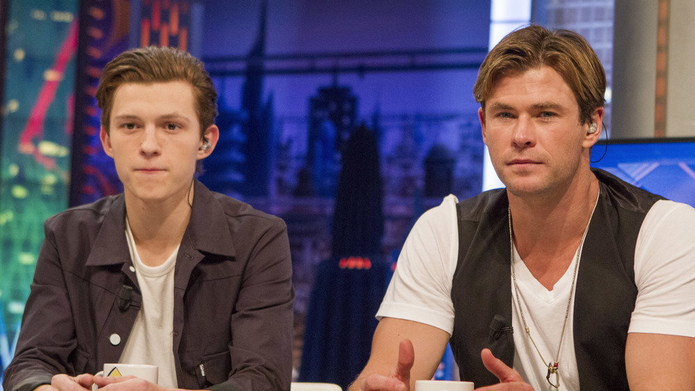 Tom Holland et Chris Hemsworth interviewés