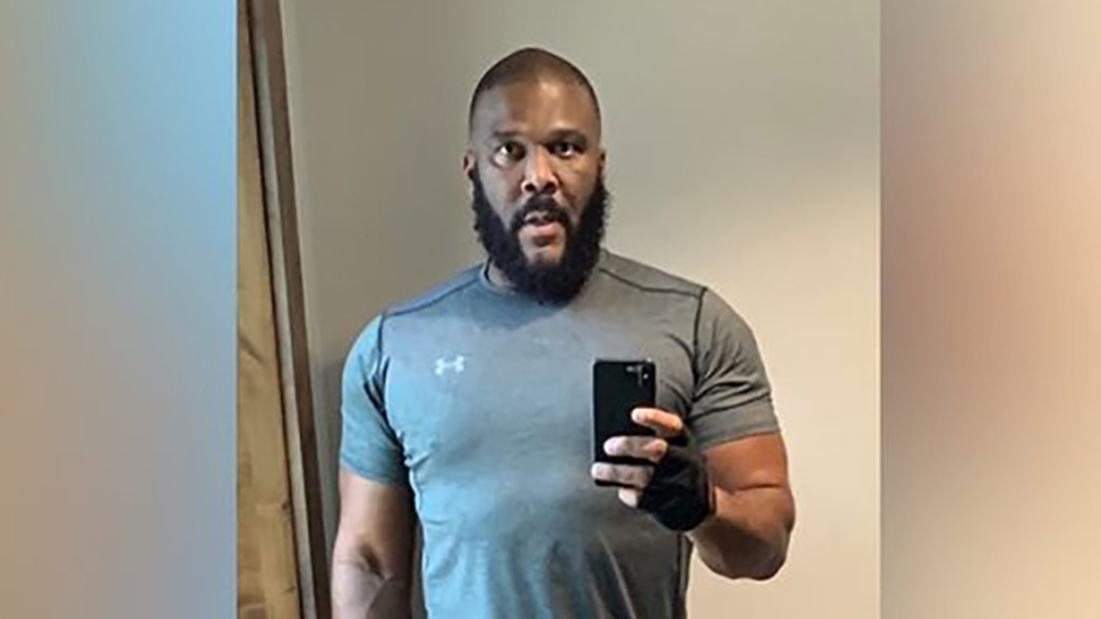 Selfie post-entraînement de Tyler Perry