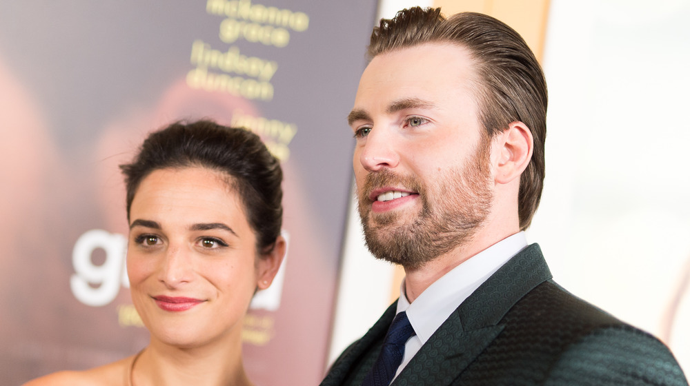 Jenny Slate et Chris Evans