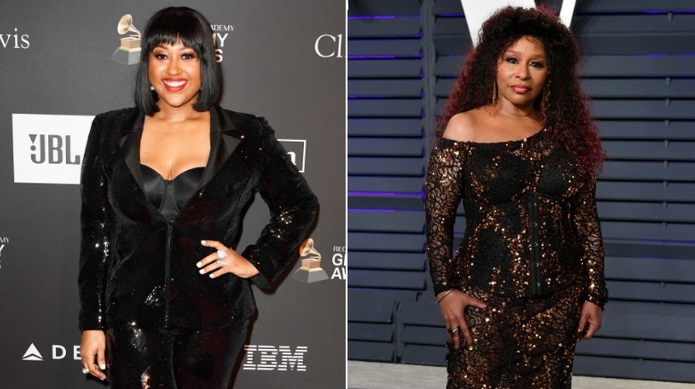 Jazmine Sullivan et Chaka Khan sur des tapis rouges