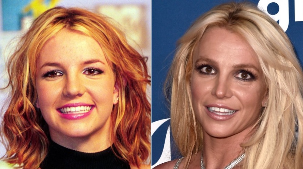 La jeune Britney Spears; aujourd'hui Britney Spears