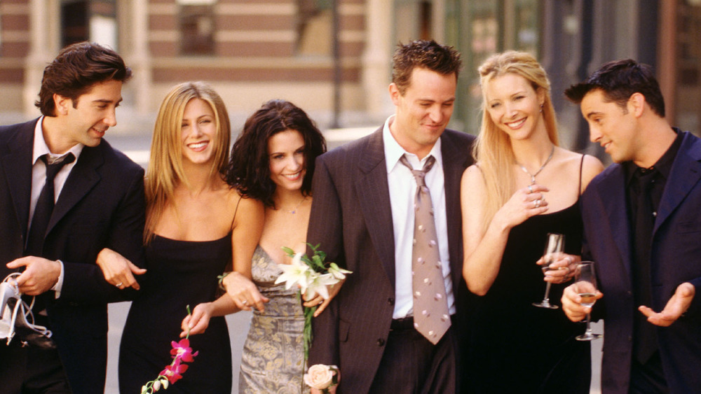 David Schwimmer, Jennifer Aniston, Courteney Cox, Matthew Perry, Lisa Kudrow, Matt LeBlanc des amis