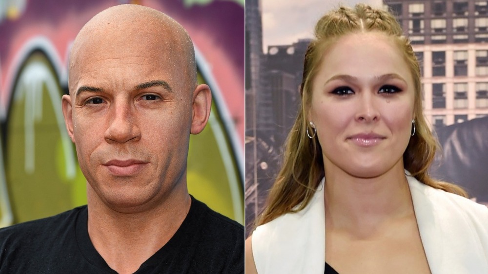 Ronda Rousey et Vin Diesel