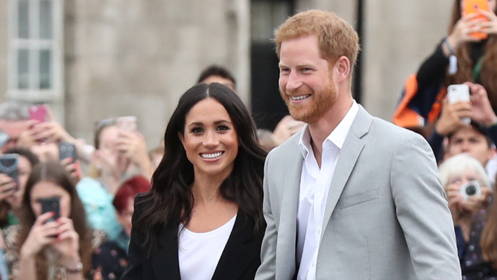 Meghan Markle et le prince Harry lors d'un événement 