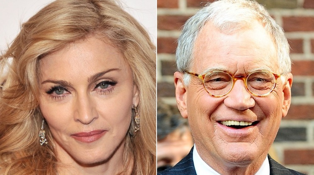 Madonna et David Letterman