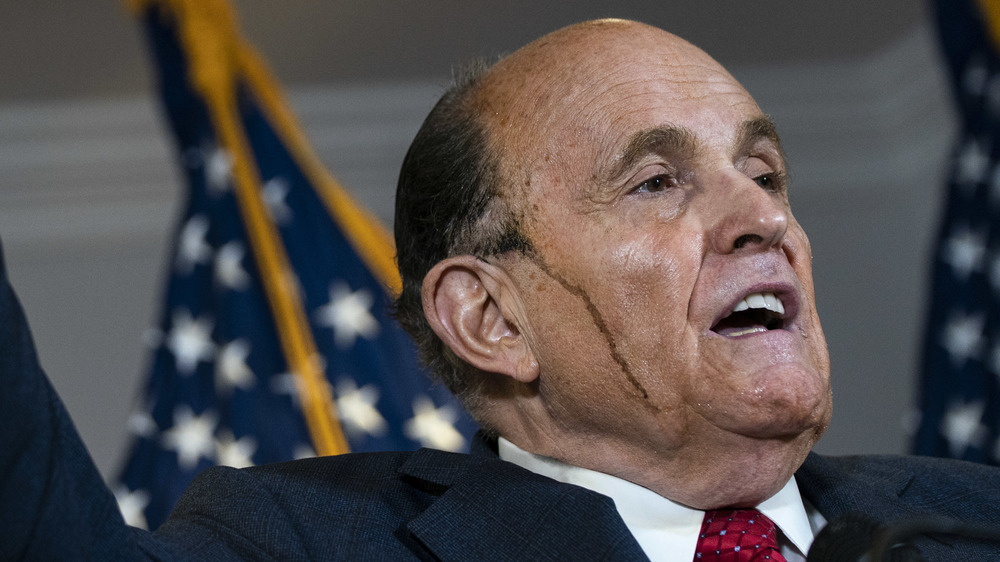 Rudy Giuliani parlant