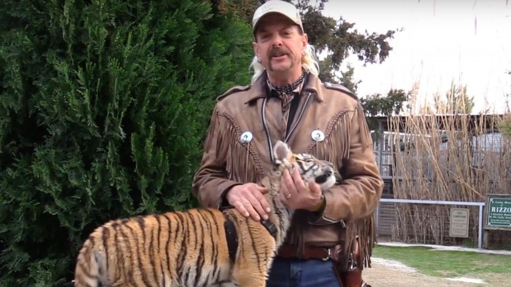 Joe Exotic dans une capture d'écran de Tiger King 