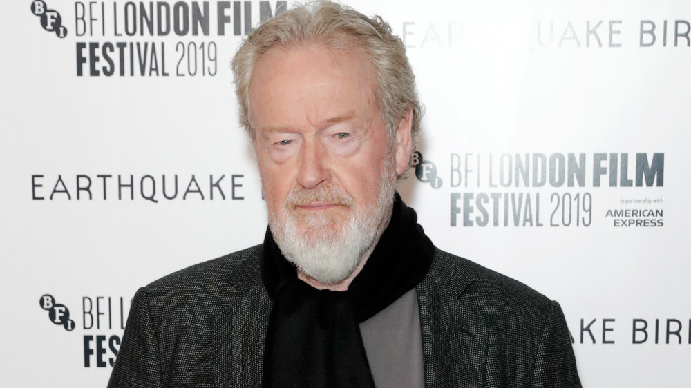 Ridley Scott à la première de Earthquake Bird