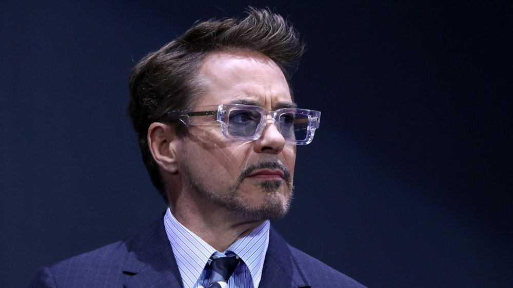 Robert Downey Jr. lors d'un événement des fans des Avengers