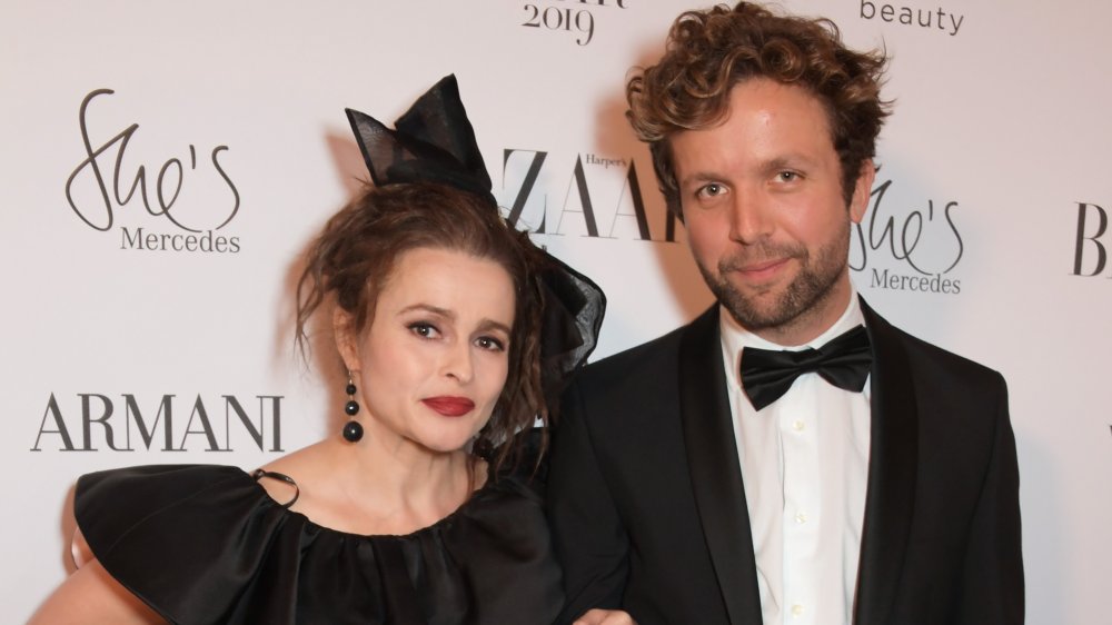 Helena Bonham Carter et Rye Dag Holmboe à l'événement Harper's Bazaar