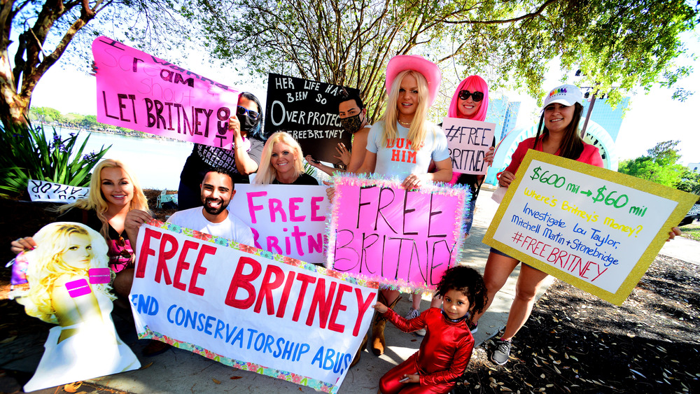 #FreeBritney manifestants