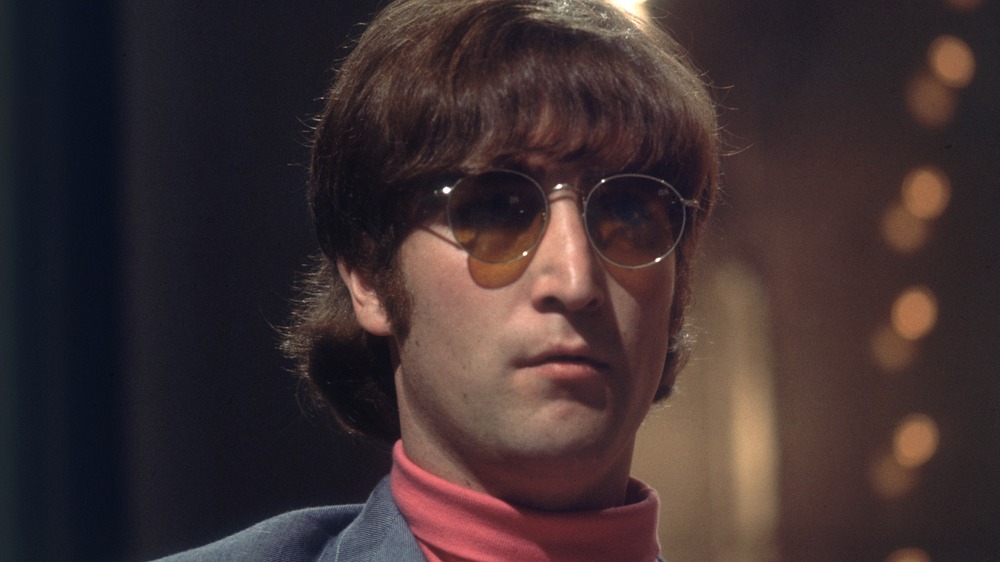 Chemise rose John Lennon