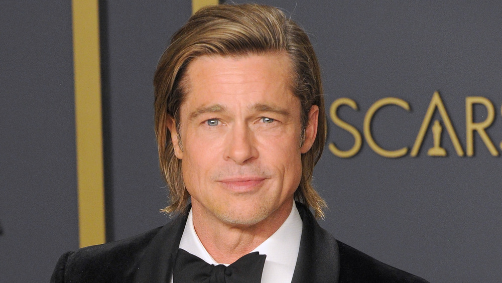 Brad Pitt remportant son Oscar