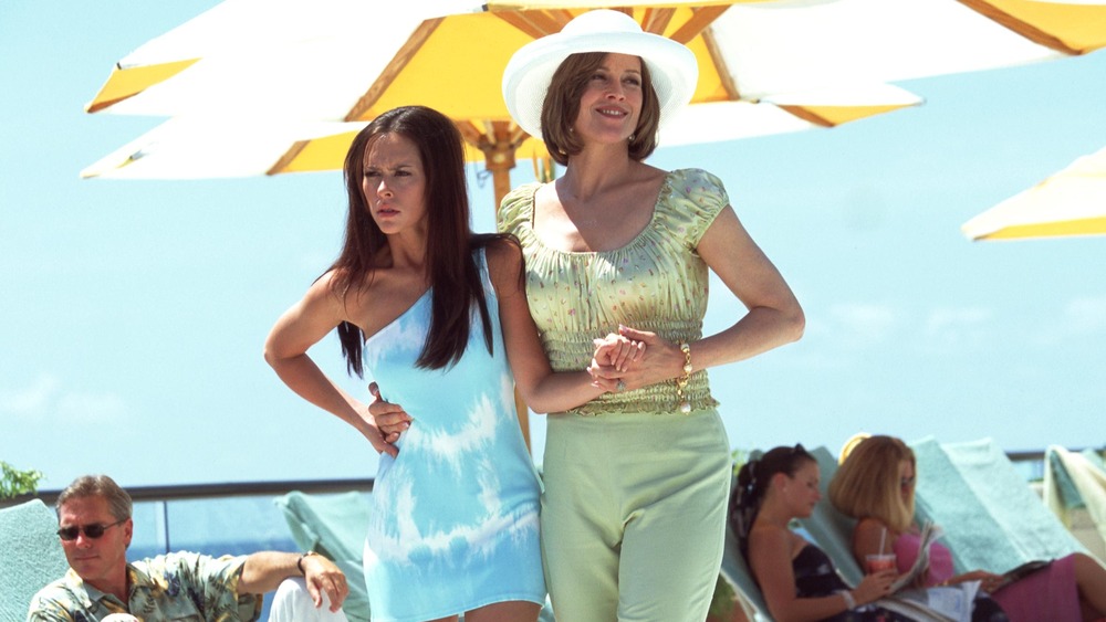 Jennifer Love Hewitt et Sigourney Weaver sur le tournage de Heartbreakers