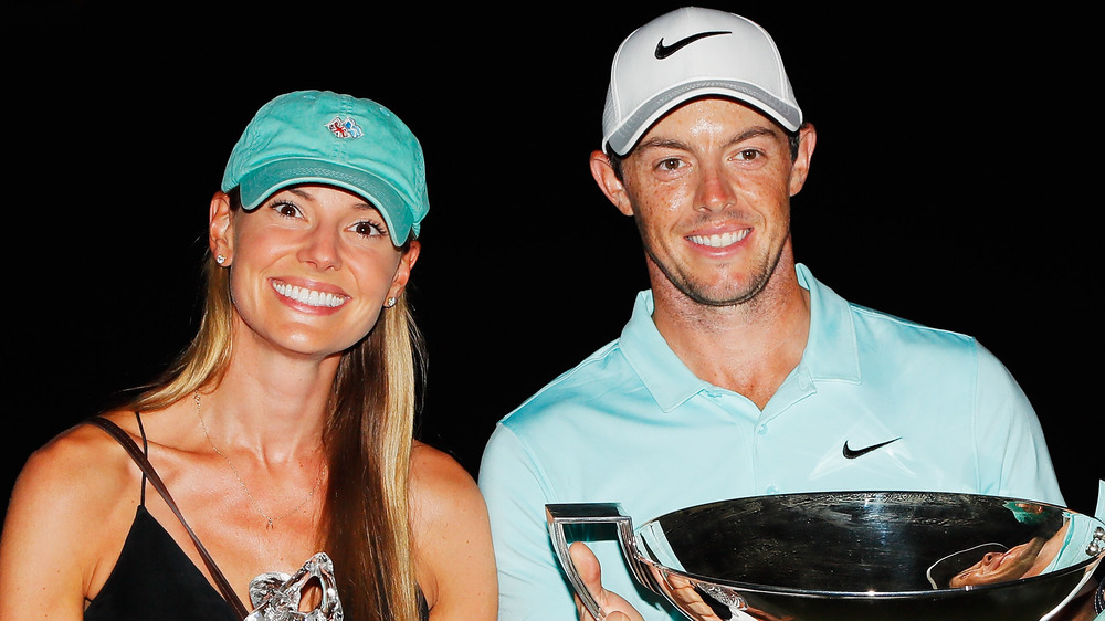 Erica Stoll et Rory McIlroy souriant