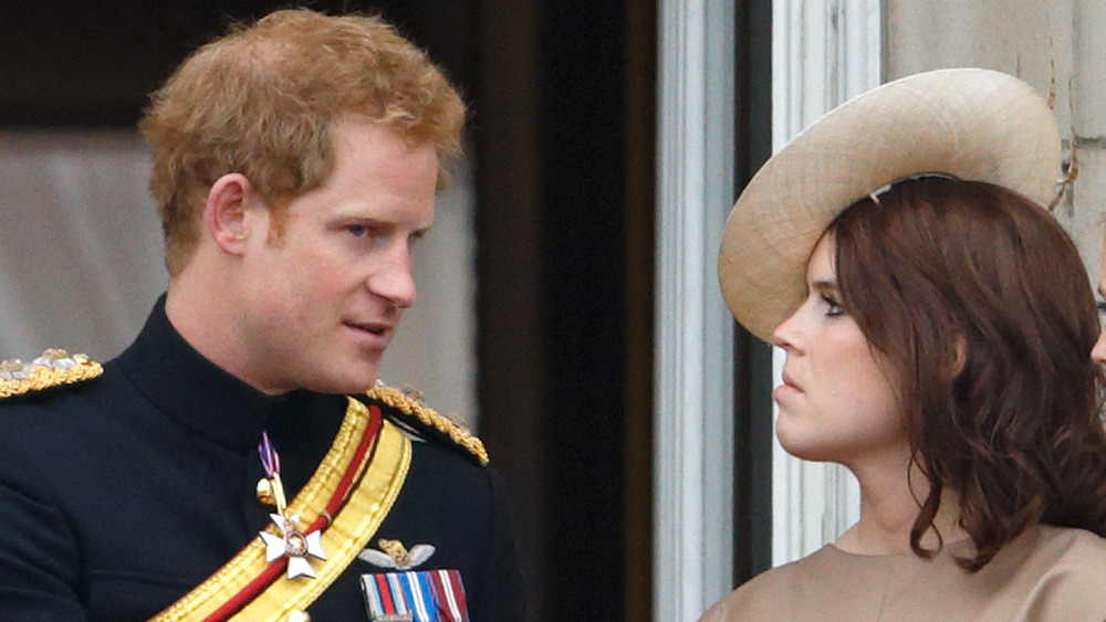 Le prince Harry avec la princesse Eugénie