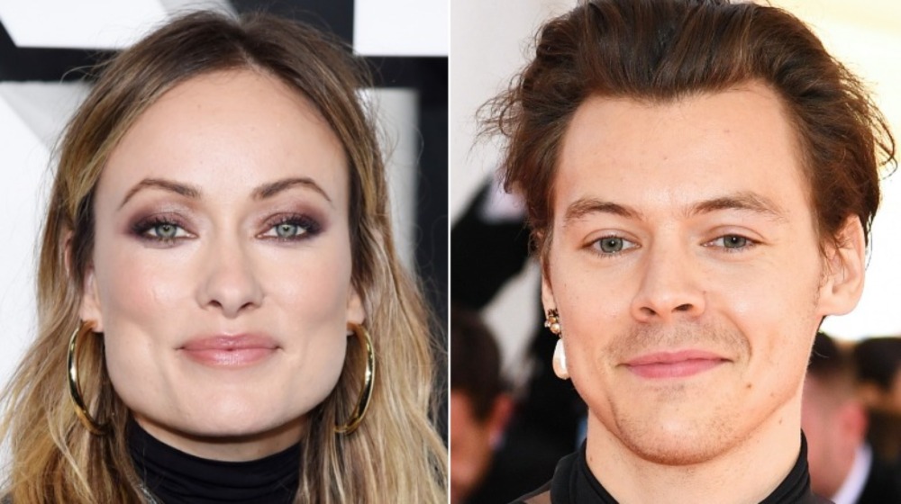 Olivia Wilde et Harry Styles souriant