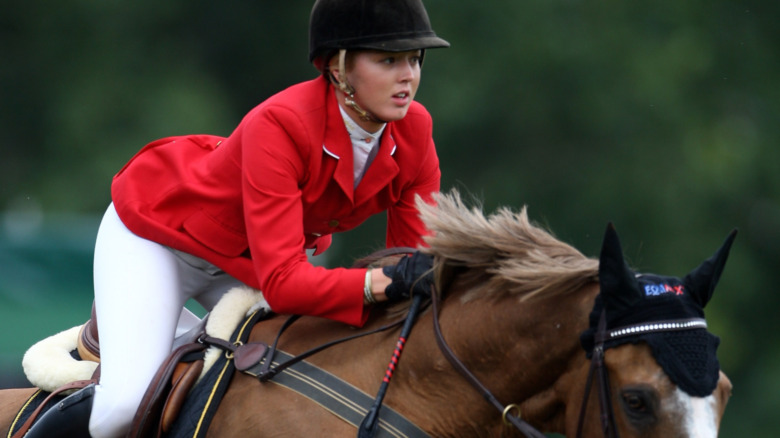 Ellen Whitaker en compétition dans la Queens Cup en 2009