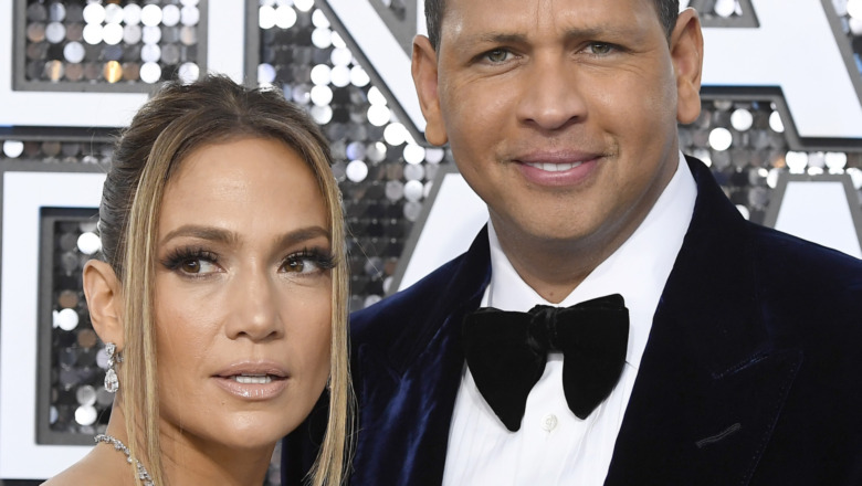 Jennifer Lopez Tapis rouge Alex Rodriguez