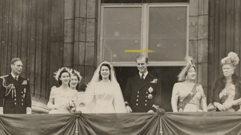 Le jour du mariage de la princesse Elizabeth et du prince Philip 