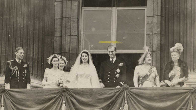 Le jour du mariage de la reine Elizabeth et du prince Philip 