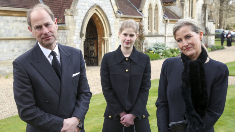 Église Prince Edward, Lady Louise Windsor et Sophie Rhys-Jones