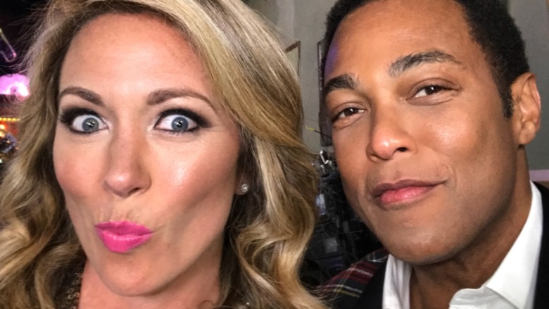 Don Lemon et Brooke Baldwin prenant un selfie