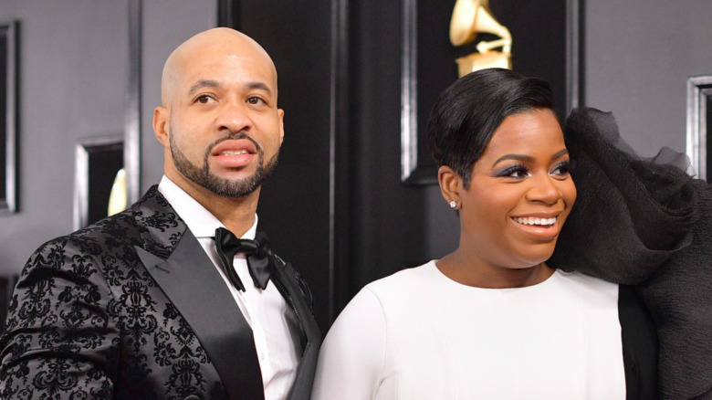 Fantasia Barrino and Kendall Taylor posing on the red carpet