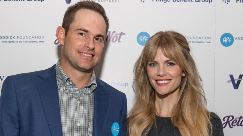 Brooklyn Decker et Andy Roddick sur un tapis rouge