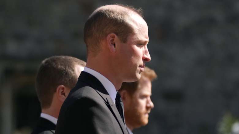 Le prince William et le prince Harry assistent aux funérailles du prince Philip