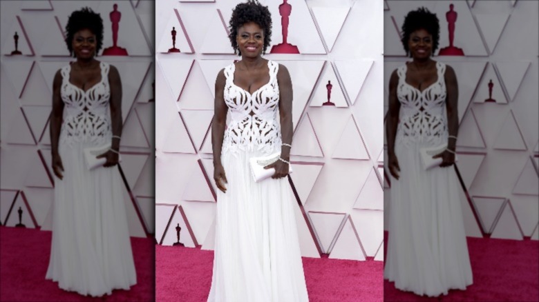 Robe blanche Viola Davis Oscars