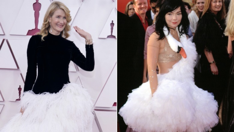 Robe Laura Dern Oscars Bjork Oscars