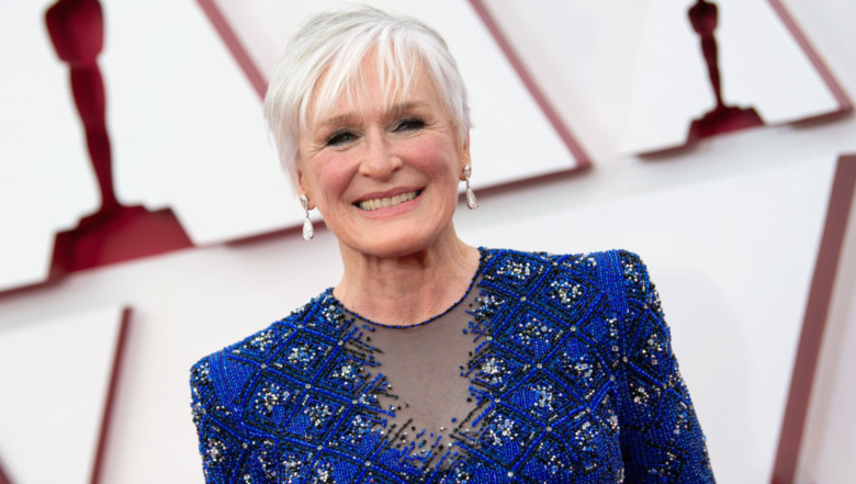 Glenn Close souriant aux Oscars 2021