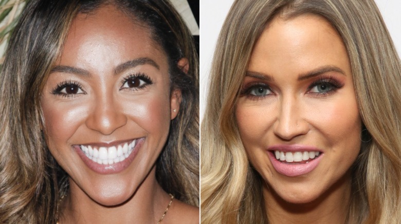 Tayshia Adams souriante, Kaitlyn Bristowe souriante