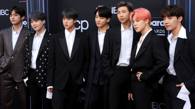 BTS sur le tapis rouge des BBMA