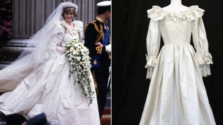 Robe de jour de mariage Princesse Diana