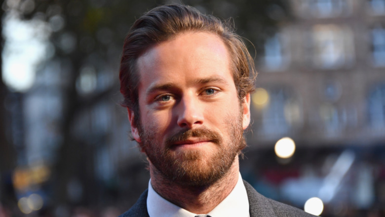 Armie Hammer posing