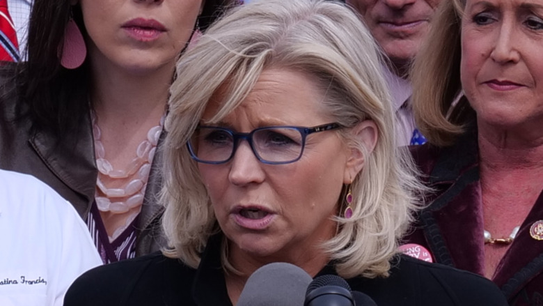 Liz Cheney livre une adresse