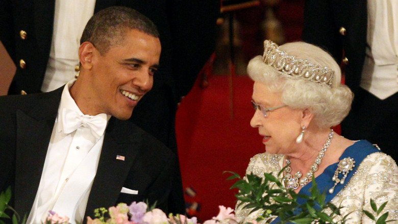 Barack Obama et la reine Elizabeth II