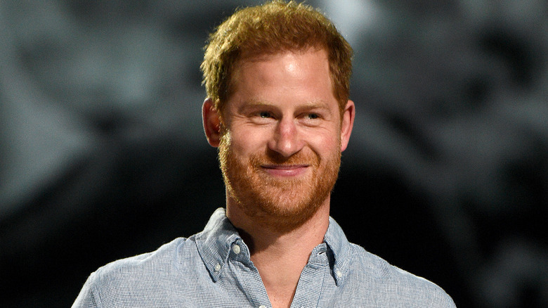 Prince Harry souriant