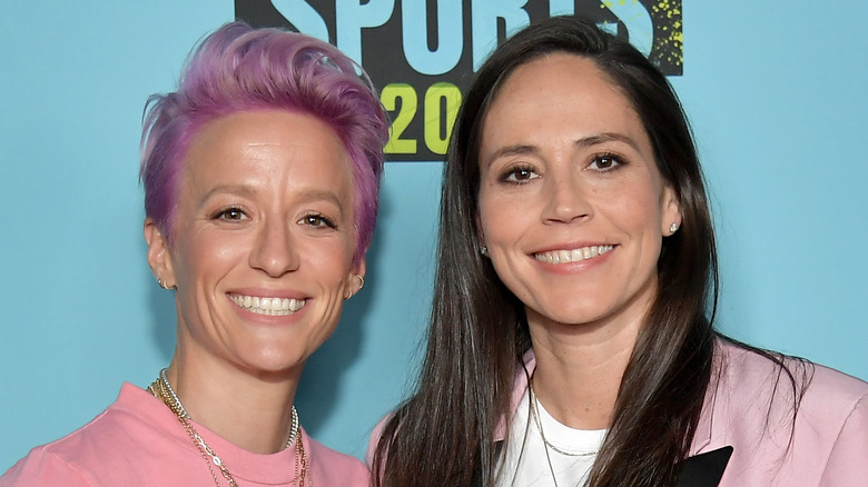 Megan Rapinoe et Sue Bird souriant